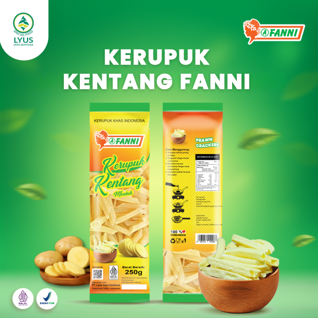 Kerupuk Kentang Fanni 250G