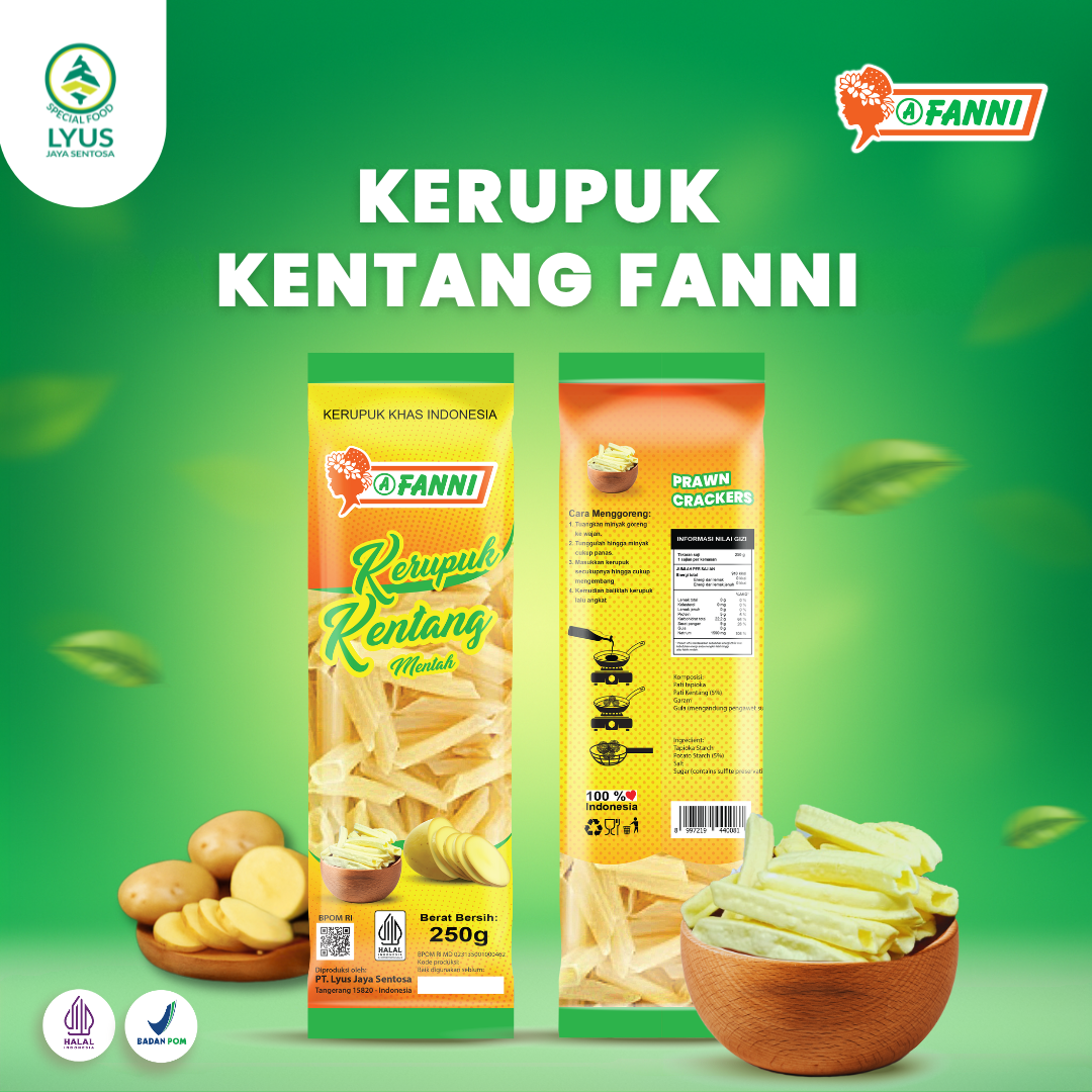 Kerupuk Kentang Fanni 250G