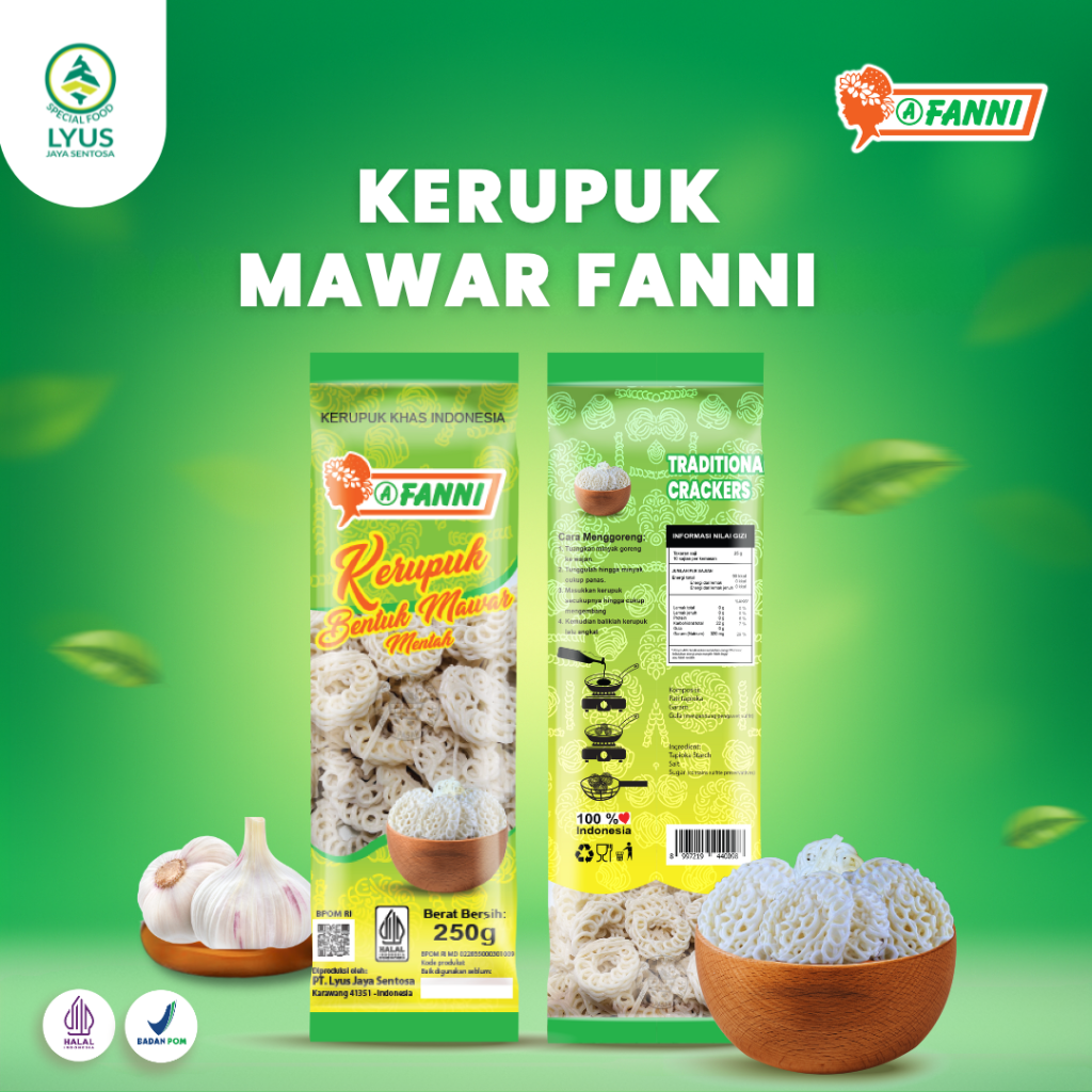 Kerupuk Mawar Fanni 250 G