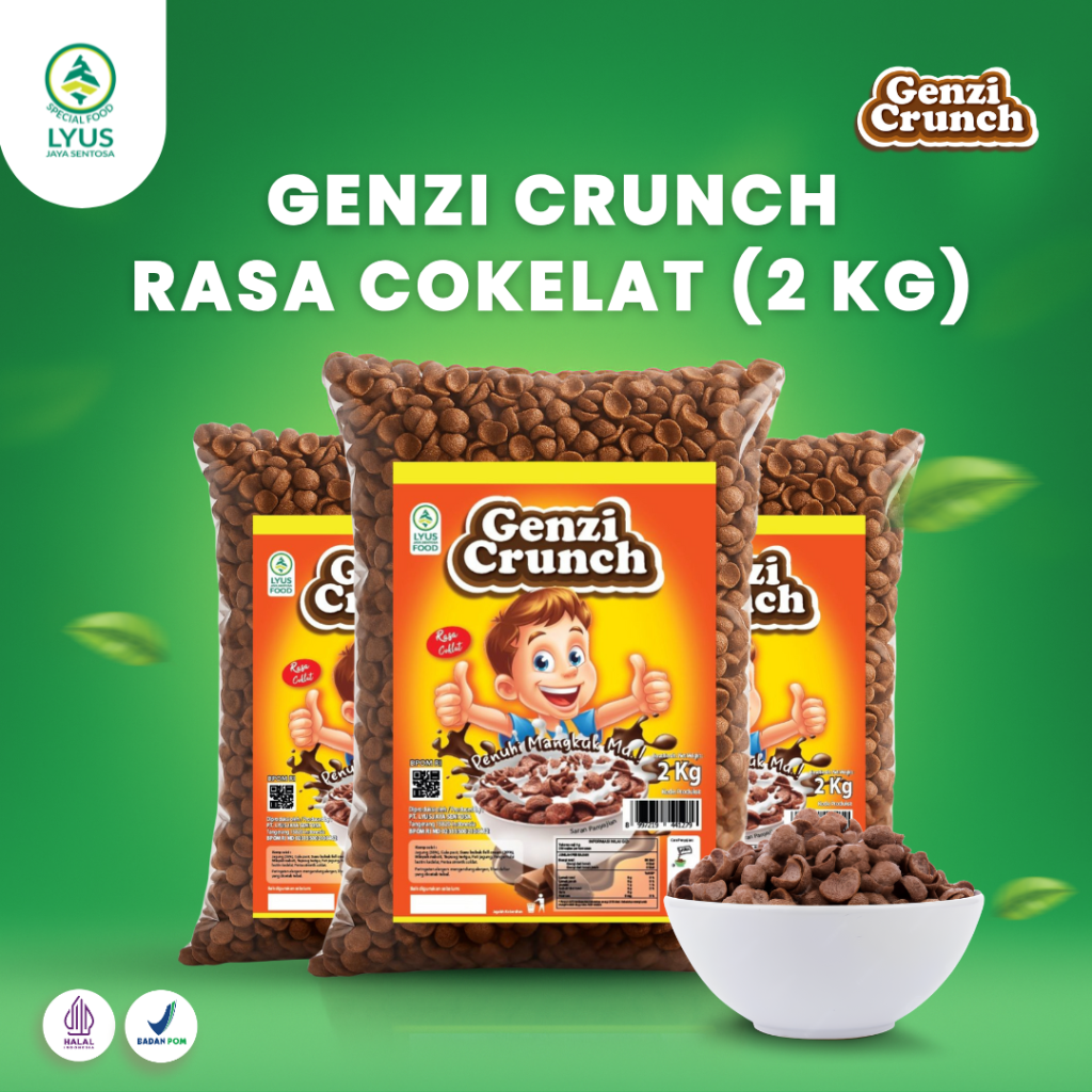 Genzi Crunch Coklat 2KG