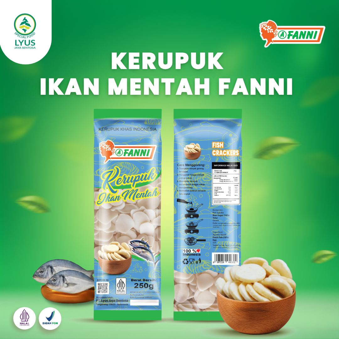 Kerupuk Ikan Fanni 250 G