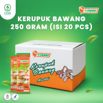 Kerupuk Bawang Fanni 5KG (250G Isi 20 Pcs)