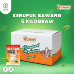 Kerupuk Bawang Bantal Fanni 5KG (250G Isi 20 Pcs)